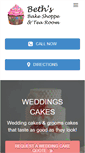 Mobile Screenshot of bethsbakeshoppe.com